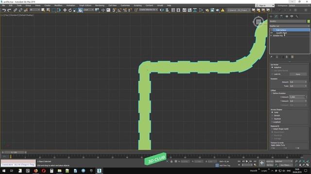 Новый модификатор Path Deform для программы AutoDesk 3dsMax смотреть онлайн