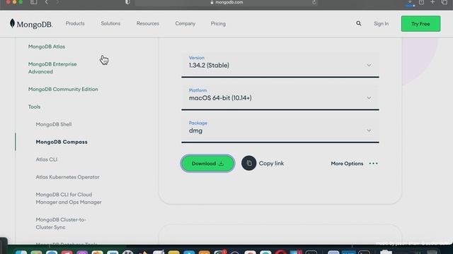 MongoDB Compass on MAC OS (download + install) смотреть онлайн