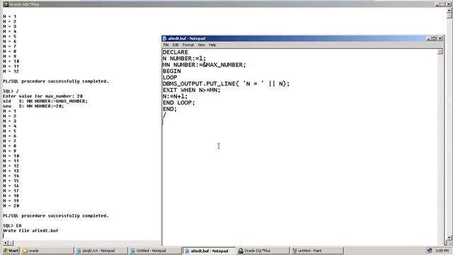 PLSQL 4 ( IF STSTEMENT , CASE STATEMENT , SIMPLE LOOP) смотреть онлайн