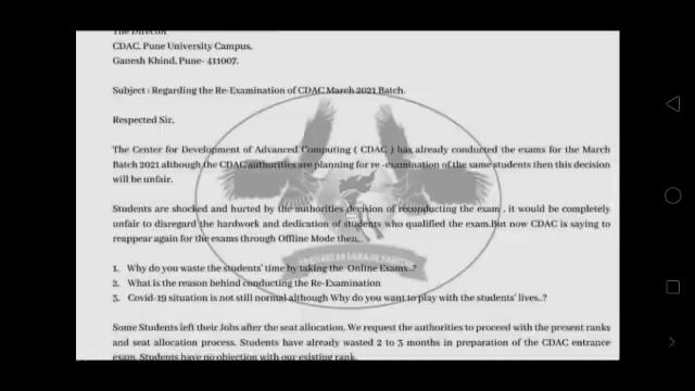 Exam will be taken again in Offline Mode | MSWA Writes Letter To Sppu CDAC Head | RTMNU | SPPU EXAM смотреть онлайн