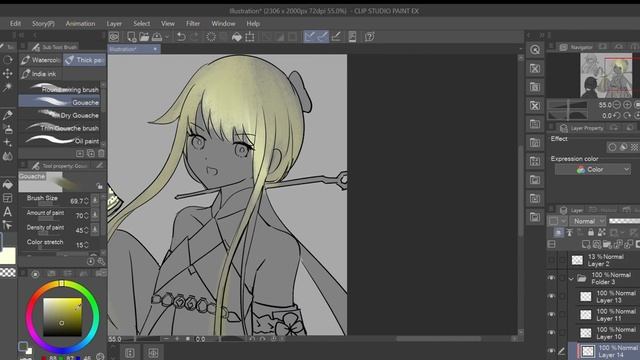 Guizhong Speedpaint Genshin Impact The God of Dust смотреть онлайн