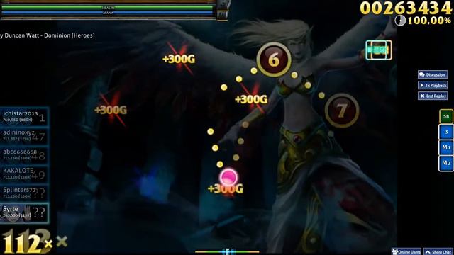 Osu! League of Legends Dominion (Heroes Hidden+Doubletime) смотреть онлайн