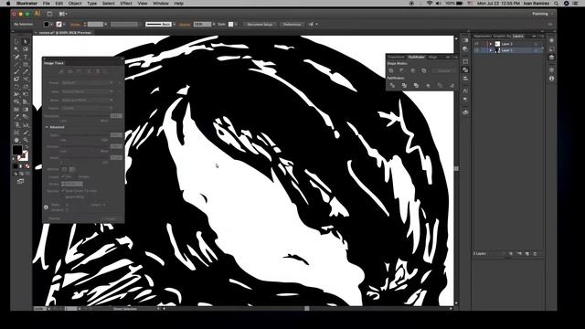 How to Draw Venom - Using Illustrator Live Trace (Comic Art Style) смотреть онлайн