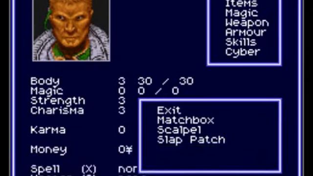 How to get unlimited money and karma in Shadowrun (SNES) смотреть онлайн