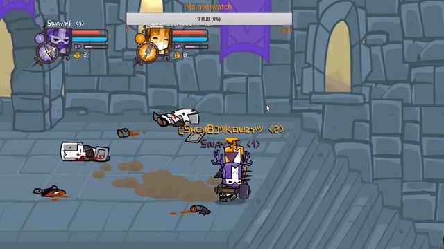 Играем в Castle Crashers смотреть онлайн