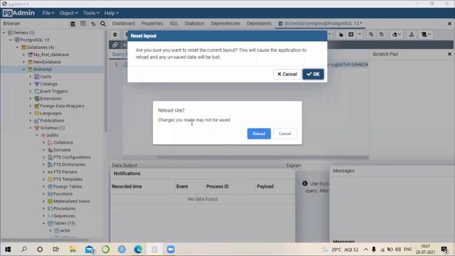 Messed up Query Layout in PgAdmin | Displaced Data Output | PostgreSQL | PgAdmin 4.0 смотреть онлайн
