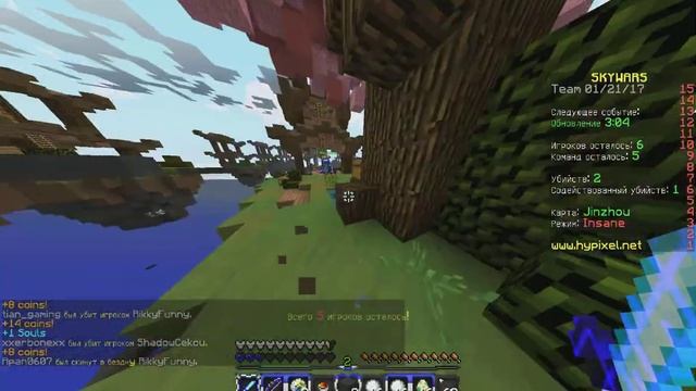 НОВАЯ ШАПКА- Minecraft Sky Wars # 19 смотреть онлайн