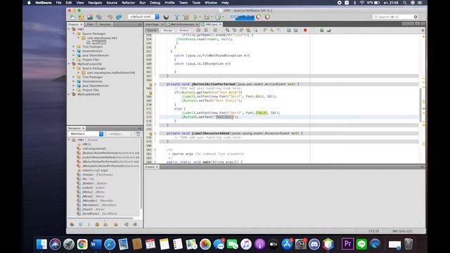 Apache NetBeans java| Font and Textarea смотреть онлайн