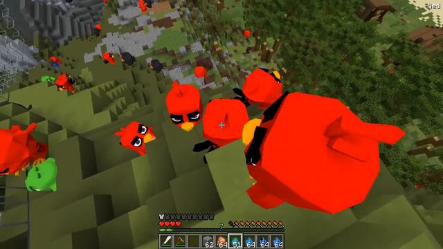 Minecraft | MORPH HIDE AND SEEK - Angry Birds Movie Mod! (Angry Birds Movie) смотреть онлайн