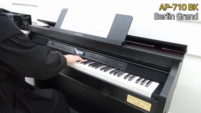 카시오 디지털 피아노 AP 710 BK 연주 영상 곡명 River Flows In You смотреть онлайн