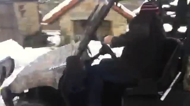 Yamaha Rhino 700 - bayrischer Winter 2014 - Winterdienst смотреть онлайн