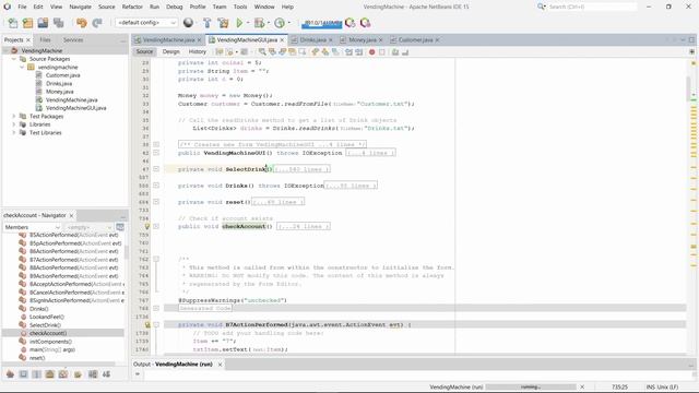Vending Machine Java GUI Swing NetBeans смотреть онлайн