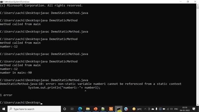static method in java | static method limitations | uses смотреть онлайн