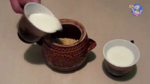 Каша пшенная в горшочке! Молочная пшенная каша в горшочке в духовке! ВКУСНЯШКА