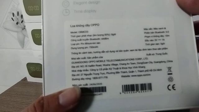 Mở Hộp Loa Bluetooth Oppo OBMC03 - Chính Hãng: 290k Vẫn Ngon Nhất Trong Tầm Giá. смотреть онлайн