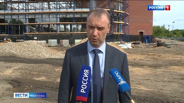 Ход строительства дворца водных видов спорта в Иванове оценили чиновники смотреть онлайн