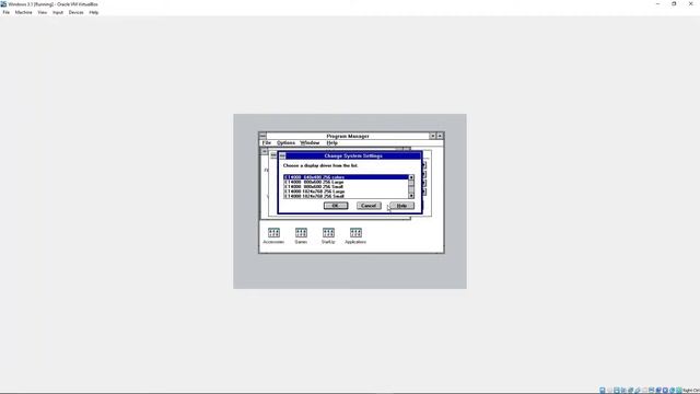 How to get 256 colours on Windows 3.1 on Virtualbox смотреть онлайн