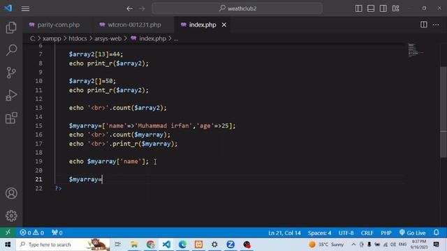 Full Stack Web Development Course | Class 23 | PHP смотреть онлайн