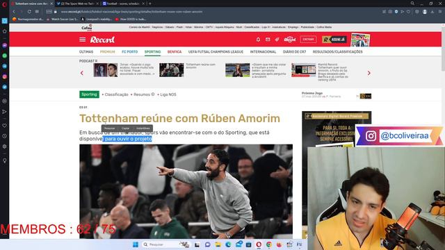 RUBEN AMORIM NO TOTTENHAM? PRA MIM A MELHOR ESCOLHA E SOBRE XABI ALONSO смотреть онлайн