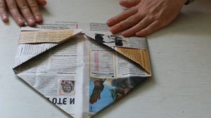Шапка из газеты своими руками пошаговая инструкция