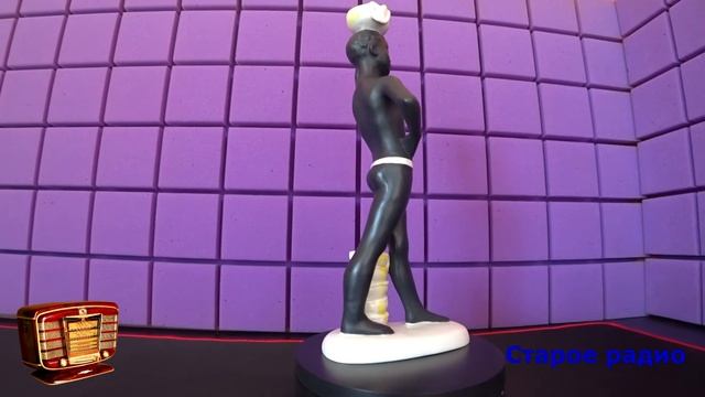 Советский фарфор. Фарфоровая статуэтка "Африка" ЦЕНА #антиквариат #винтаж #статуэтки смотреть онлайн
