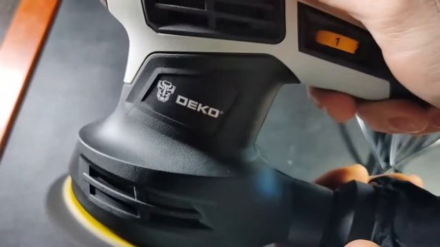 Эксцентриковая ШЛИФМАШИНА DEKO с Aliexpress. Новая модель DKSD28Q1 смотреть онлайн