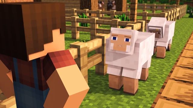Жизнь ОВЕЧКИ Майнкрафт анимация Minecraft Animation