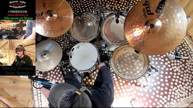Metallica - Enter Sandman Drums ● Drum Lesson ● Drum Tutorial ● Drums Only Drum Track смотреть онлайн