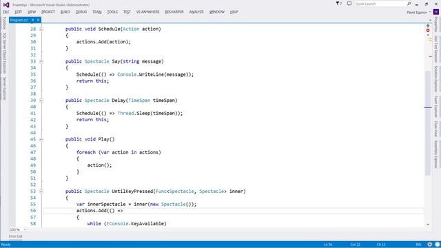 OOP-3-1-06 Расширяемость Fluent-Интерфейсов смотреть онлайн