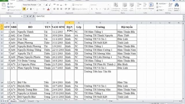 liên kết dữ liệu từ excel sang word dùng mail merge смотреть онлайн