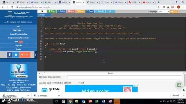 Java basic output with some formatting смотреть онлайн