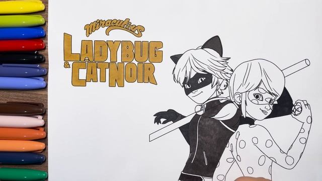 ?MIRACULOUS LADYBUG COLORING PAGES!? DOUBLE COLORING