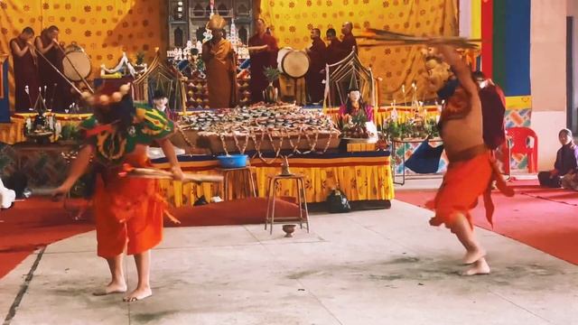 Vajrayana Dance || Sacred Mask Dance || Overcoming Evil Spirits || Tibetant Buddhism || Tantrism смотреть онлайн