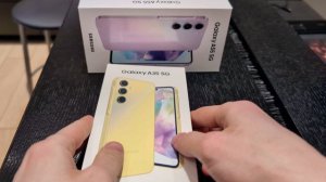 Распаковка SAMSUNG GALAXY A55 и GALAXY A35