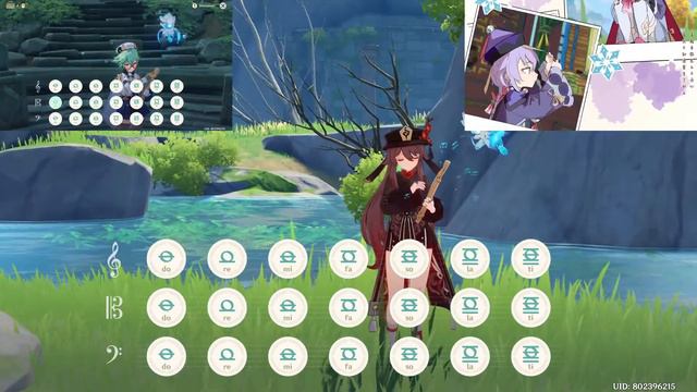 [Genshin Impact] I Tried to Play the Genshin Original Fansong - Let the Wind Tell You смотреть онлайн
