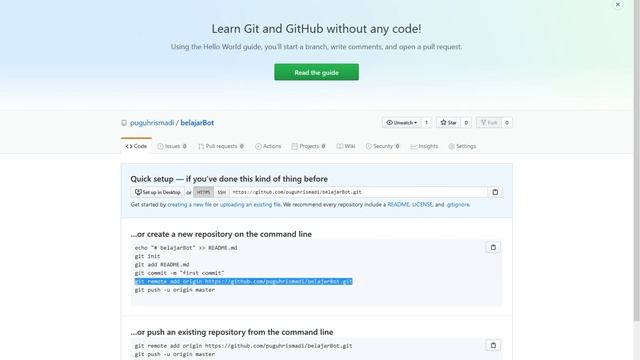 Upload Project dan Version Control dengan github melalui Pycharm смотреть онлайн