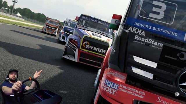 FIA European Truck Racing Championship - первые впечатления от симулятора гоночных фур смотреть онлайн