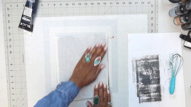 "Push & Pull" Paint Application Technique for the Gelli™ Plate - How to get even layers! смотреть онлайн