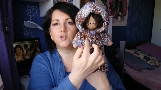 Вязанная весенняя куколка, как создавался ее образ. смотреть онлайн