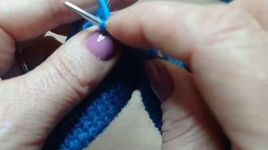 Костюмчик для малыша спицами.  Штанишки. Подгибка. Поворотные ряды.