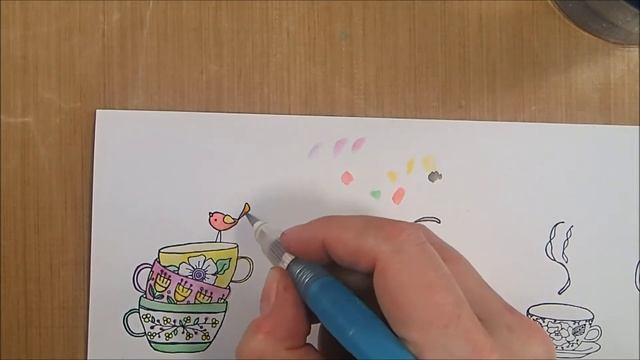 Fancy Tea Time Accordion Card with Elizabeth Craft Designs смотреть онлайн