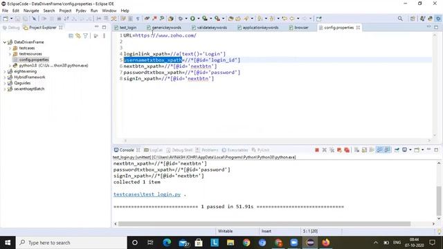 Data Driven Frame Work with Python Part 3 смотреть онлайн