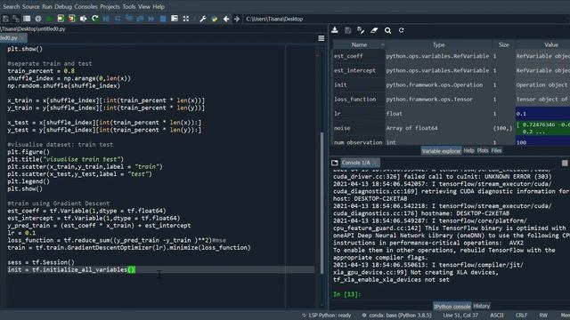 Training Linear Regression model using Gradient Descent on Toy dataset | Machine Learning Learner смотреть онлайн
