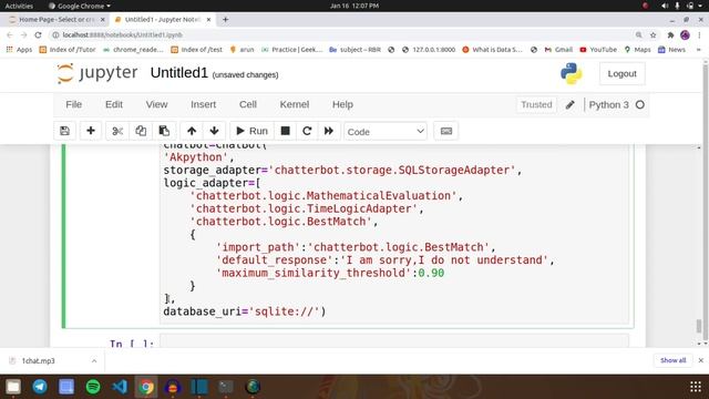 I made an EPIC Chat-bot with 20 lines of code.(Machine-learning,Chatter-bot) смотреть онлайн
