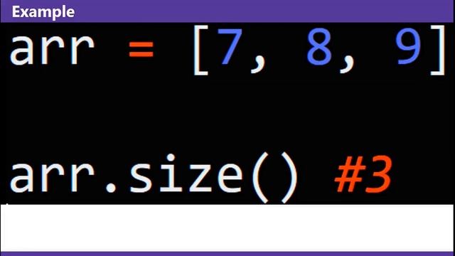 Ruby Array Size смотреть онлайн