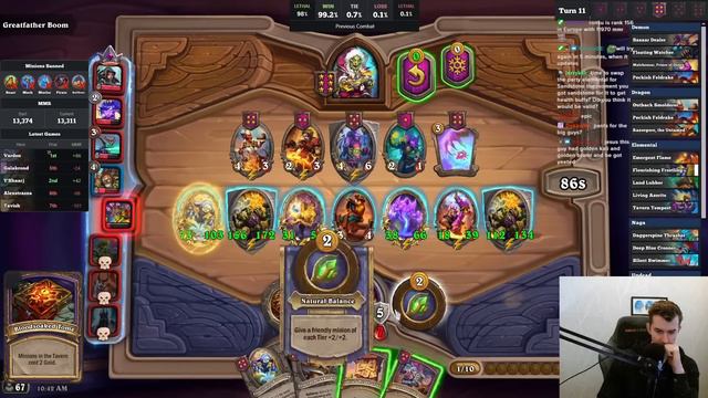 Infinite Elemenals with a Super Early Tome! | Hearthstone Battlegrounds смотреть онлайн