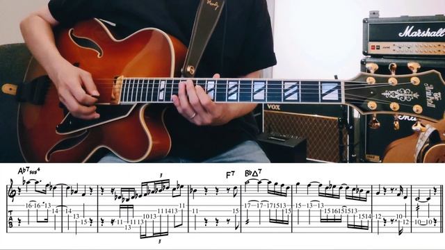 Miles Davis / Bill Evans "Flamenco Sketches" テーマ TAB譜 | Jazz Guitar смотреть онлайн