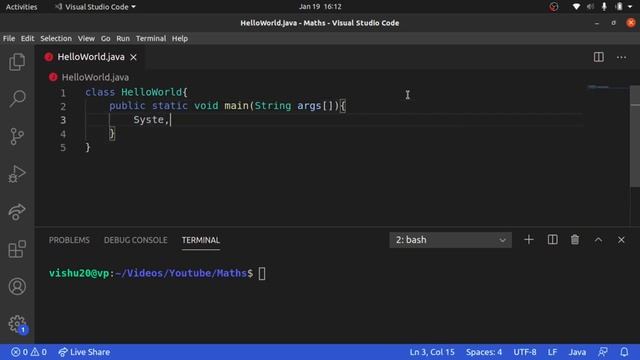 Hello word in java | java beginning |Java смотреть онлайн