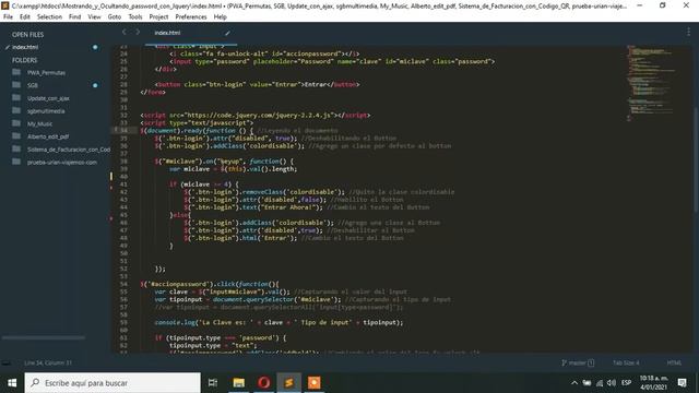 ?Mostrando y Ocultando Password con JavaScript ( password show hide using jquery) смотреть онлайн
