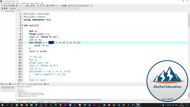 6 C++ FOR LOOP ПРОГРАММАЛАУДЫ ҮЙРЕНУ. АБРАМЯН ТАЛДАУ. АҚЖОЛ КНЯЗОВ смотреть онлайн